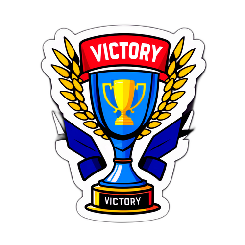 Un trofeu simbolizând victorii în sporturi