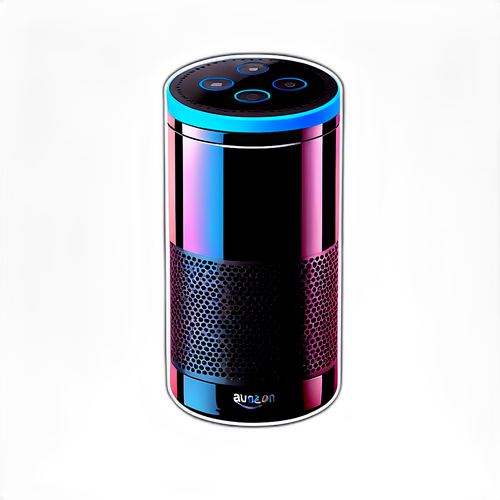 Arte Futurista do Amazon Echo