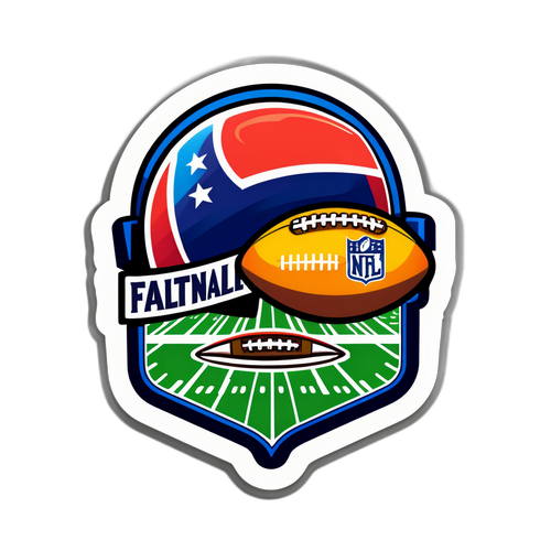 Fodbold Sticker design