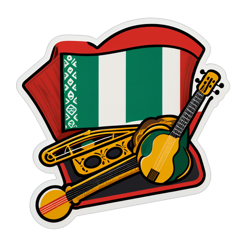 Design af Nigeria Sticker