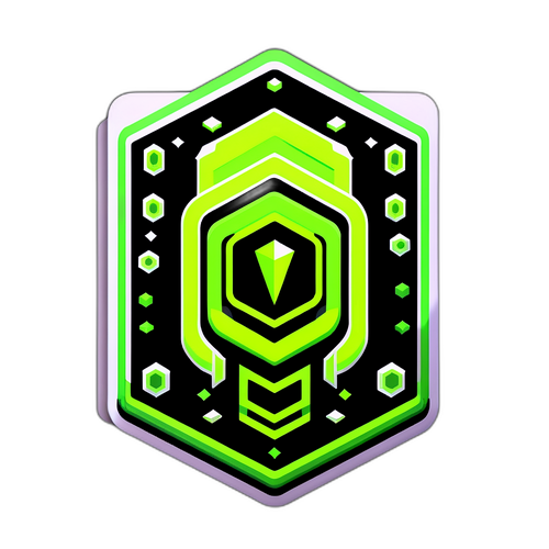 Ретро-патч с логотипом Nvidia