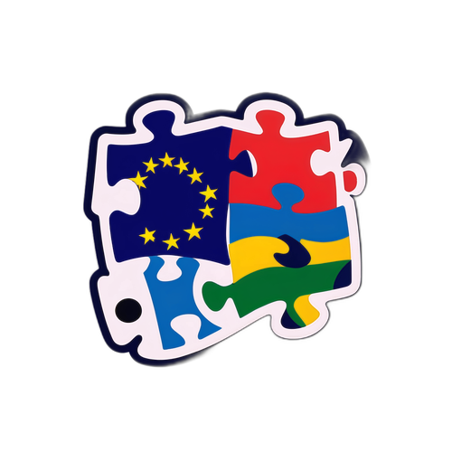 EU-Mercosur-Logo als Puzzle