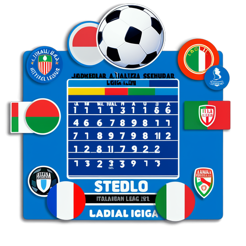 Stiker Jadwal Liga Italia