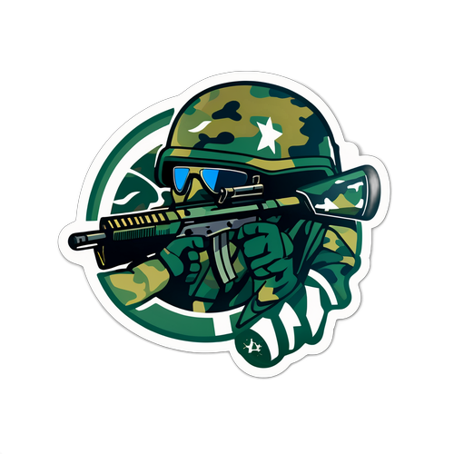 Adesivo com Tema Militar EEAR