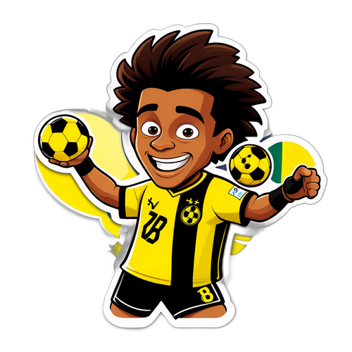 Lekende fotballspillere