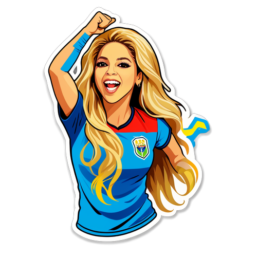 Shakira Részvételével Készített Matrica: Az Érzelem és Zene Varázslata a Copa America Színpadán!