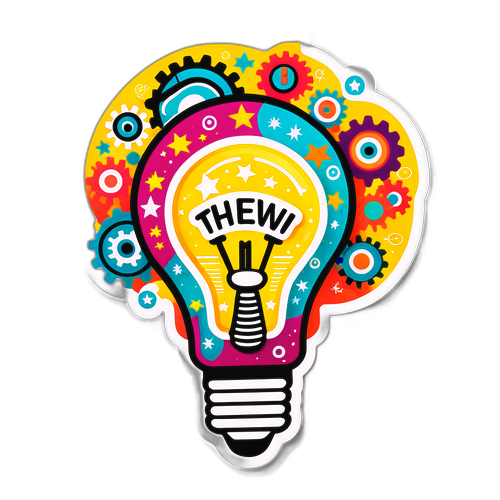 מדבקת נורת חידוש