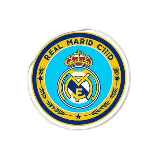 Rekaan Sticker Suasana Permainan Malam 'Real Madrid - Marseille'