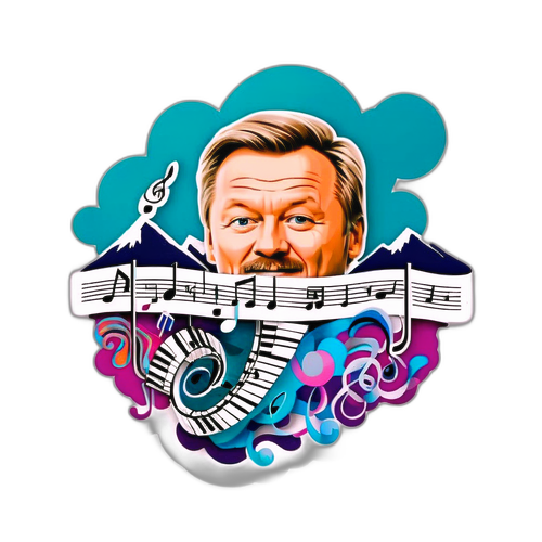 Ole Fredrik Jonsbråten med Musikknoter