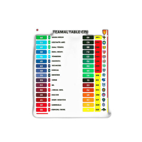 Stiker Minimalis dengan Susun Atur Jadual EPL