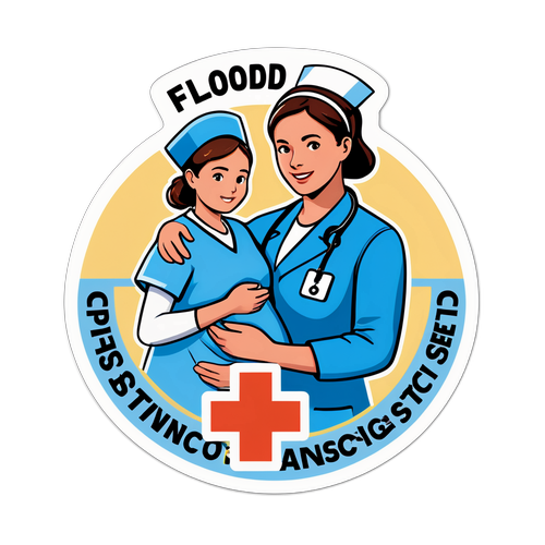 สติกเกอร์ตรวจสอบสถานะน้ำท่วม