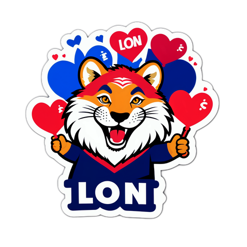 สติ๊กเกอร์แสดงความรักให้กับทีม Lyon
