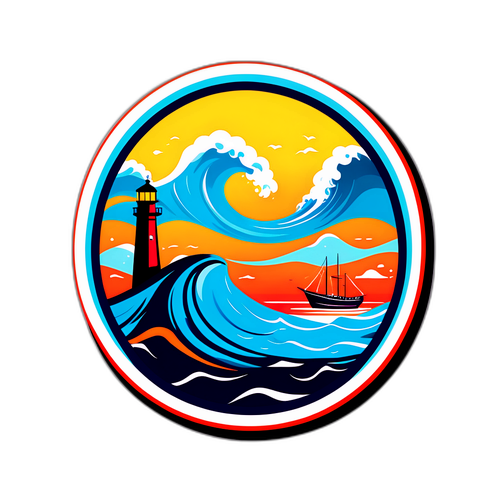 Футболка с портом – минималистичный подход с яркими цветами и волнами