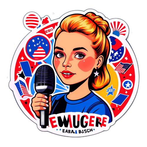 Cool illustration av Ebba Busch