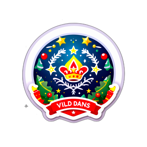 Vild med Dans Festklistermærke