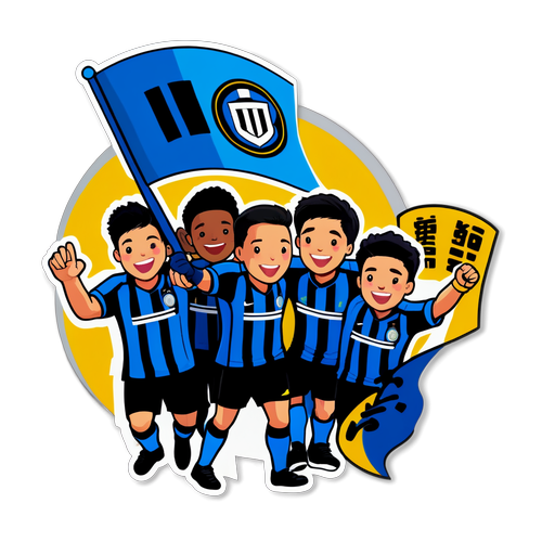 Stiker Zona Penggemar Inter