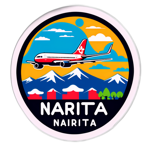 成田空港ステッカー