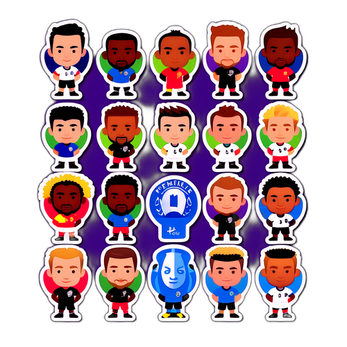 Stiker Peringkat Liga Premier yang Menyenangkan