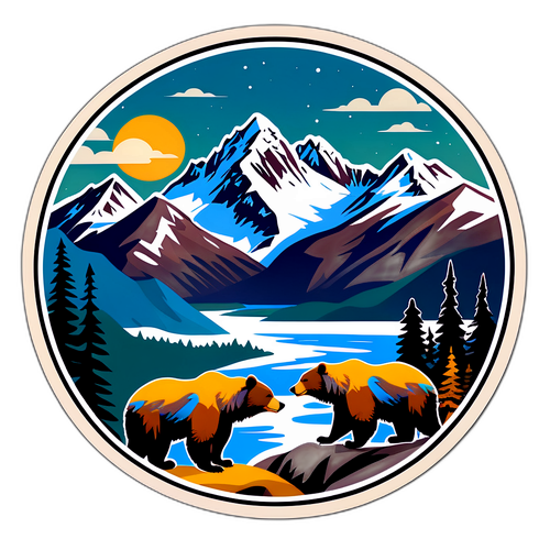 Paesaggio Maestoso dell'Alaska