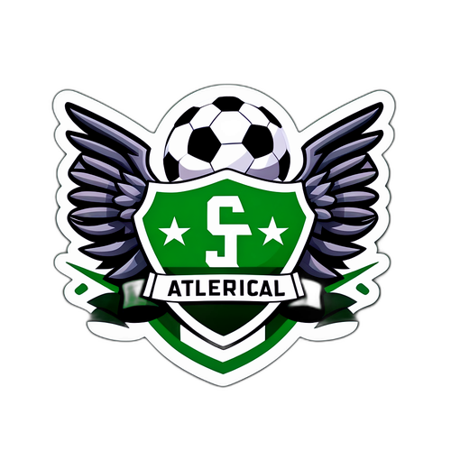 Sticker de Fútbol Atlético vs América