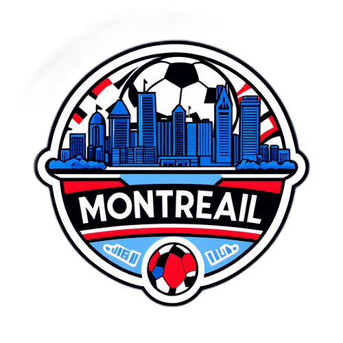 Mandhari ya Montréal yenye mpira wa miguu