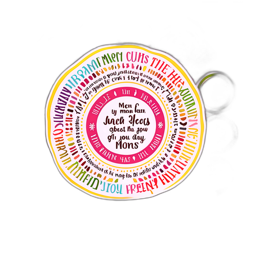 Những nhãn dán cầu nguyện thiết kế thanh lịch cho ngày đầu tháng với các cụm từ cầu nguyện phổ biến