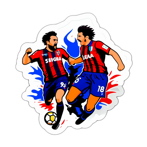 Scene ya Vionekeo vya Wachezaji wa Genoa na Bologna