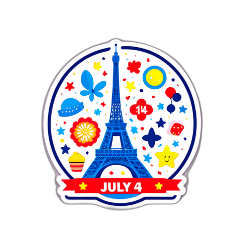Juli 14 Sticker