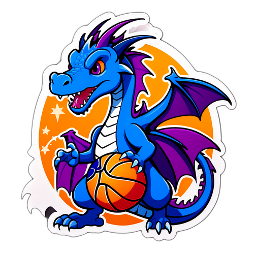 Dragão Mágico com Basquete