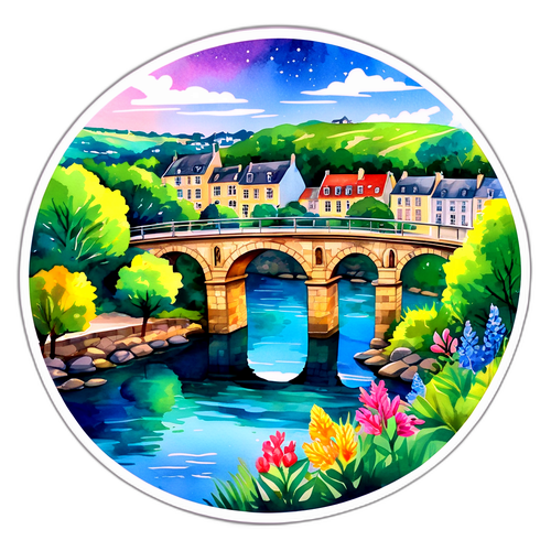 Sticker van Pont Aven