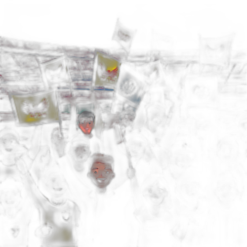 熱情觀眾在體育場