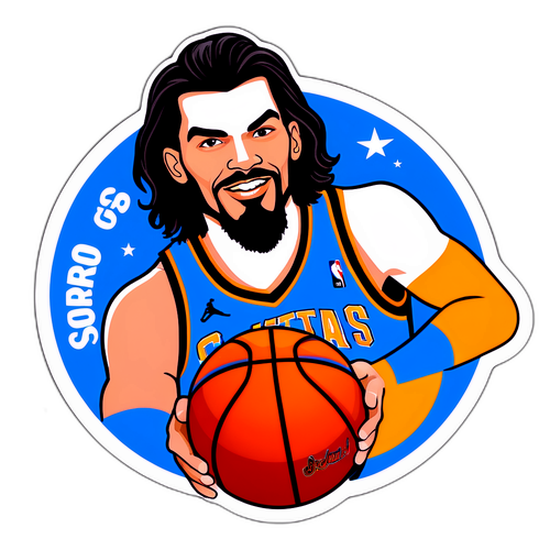 Steven Adams Basketbol Sticker