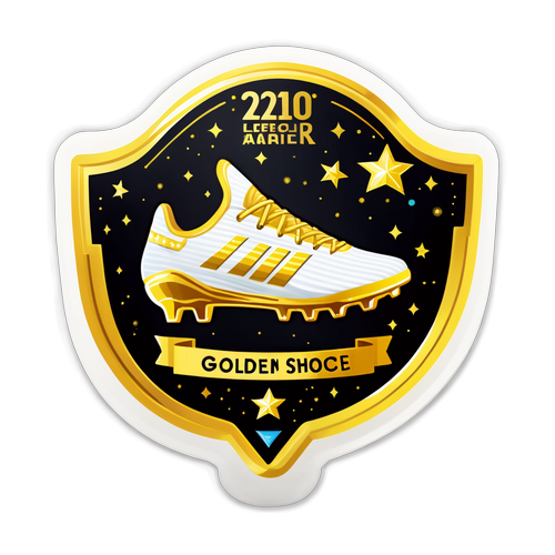 Sticker ter gelegenheid van de Gouden Schoen