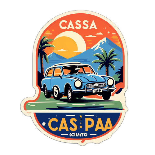 Sticker Retro Casa Pia