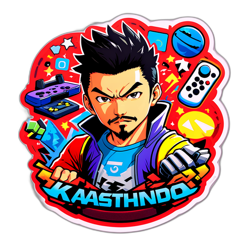 Isang Stylistic na Sticker ng Katsuhiro Harada