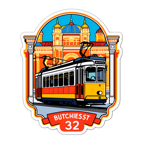 Tramvaiul liniei 32 din București