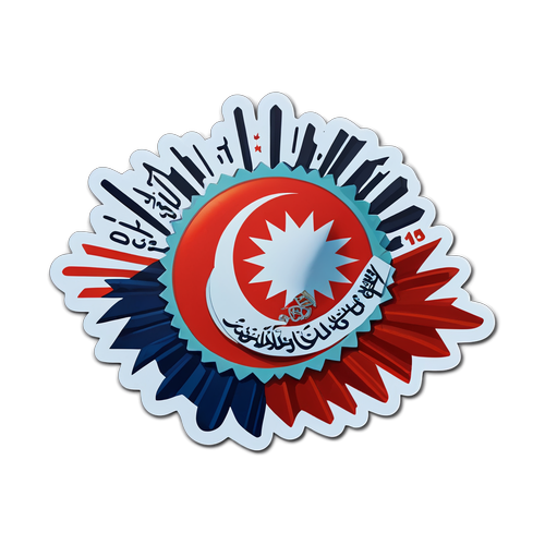 Birlikte Daha Güçlüyüz! 15 Temmuz'un Anısına Özel Türk Bayrağı Sticker'ı!