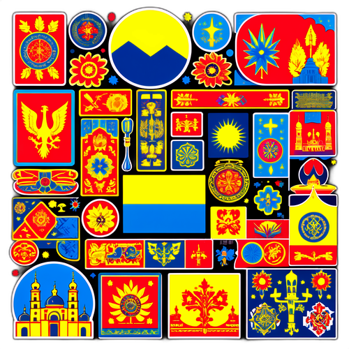 Символи Східної України в стилі поп-арт