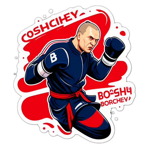 Борщев в боевом姿态