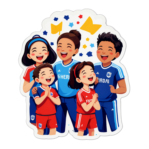 우정의 찬가를 부르는 팀