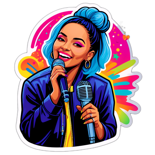 Livlig sticker af Medina