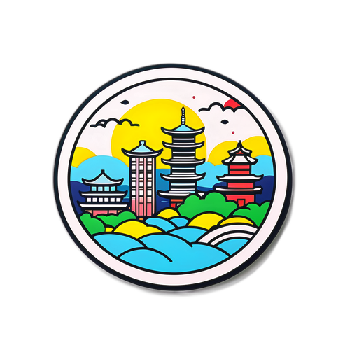 대전 날씨 스티커 디자인