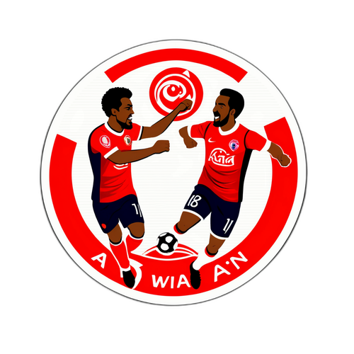 Stiker Pertandingan Wydad AC dan Al Ain
