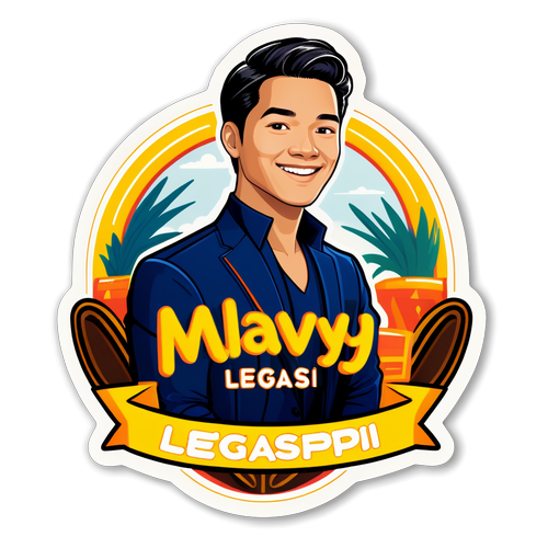 Sticker na Nagdiriwang kay Mavy Legaspi