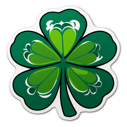 Sticker ng Shamrock ng Boston Celtics