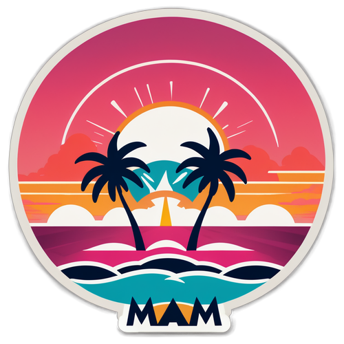 ¡Inter Miami y el Atardecer de tus Sueños: Un Sticker que Te Dejará Sin Aliento!