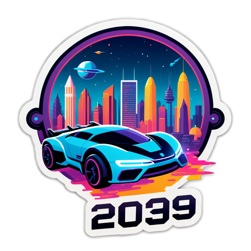 Sticker na Nagbibigay-diin sa 2039