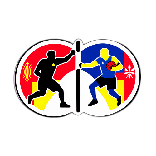 Simbol sportiv modern Andorra-Albania