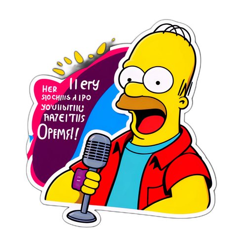 Sticker Humorístico de Homero Pettinato