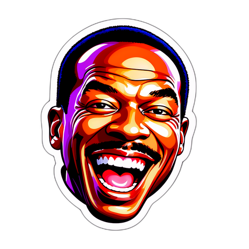 Eddie Murphy nevető arca